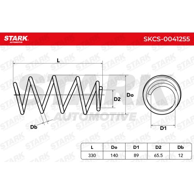 Fahrwerksfeder Stark SKCS-0041255 SKCS-0041255 - foto 4