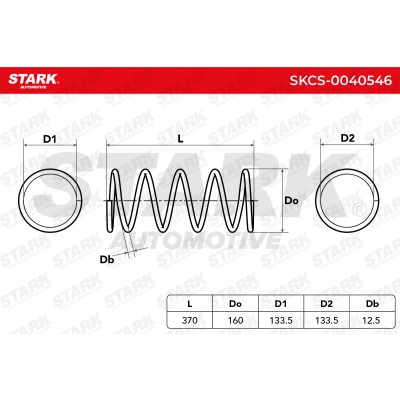 Fahrwerksfeder Stark SKCS-0040546 SKCS-0040546 - foto 5
