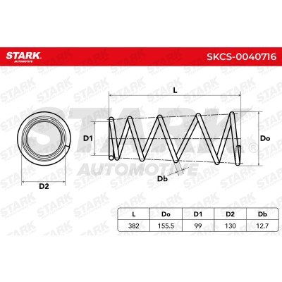 Fahrwerksfeder Stark SKCS-0040716 SKCS-0040716 - foto 4