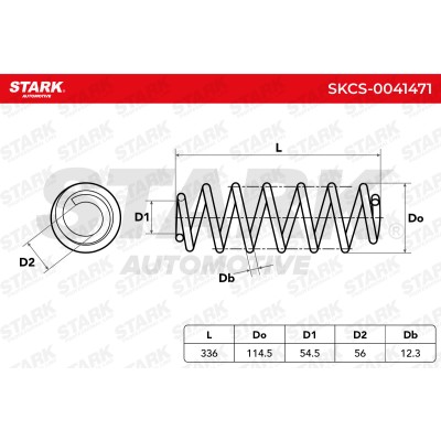 Fahrwerksfeder Stark SKCS-0041471 SKCS-0041471 - foto 4