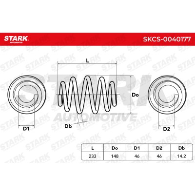 Fahrwerksfeder Stark SKCS-0040177 SKCS-0040177 - foto 6