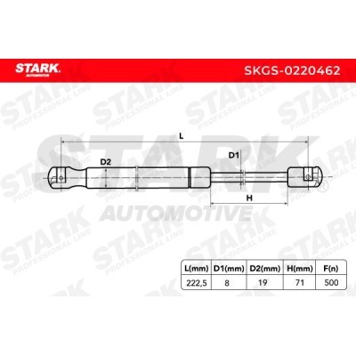 Gasfeder, Koffer-/Laderaum Stark SKGS-0220462 SKGS-0220462 - foto 6