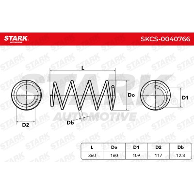 Fahrwerksfeder Stark SKCS-0040766 SKCS-0040766 - foto 5