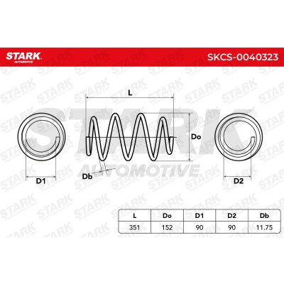 Fahrwerksfeder Stark SKCS-0040323 SKCS-0040323 - foto 6