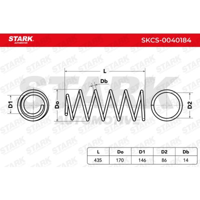 Fahrwerksfeder Stark SKCS-0040184 SKCS-0040184 - foto 5