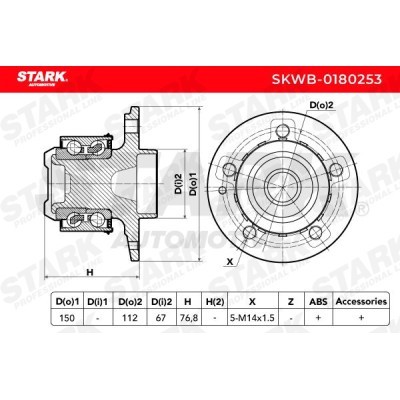 Radlager Stark SKWB-0180253 SKWB-0180253 - foto 6
