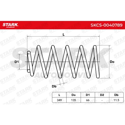 Fahrwerksfeder Stark SKCS-0040789 SKCS-0040789 - foto 5