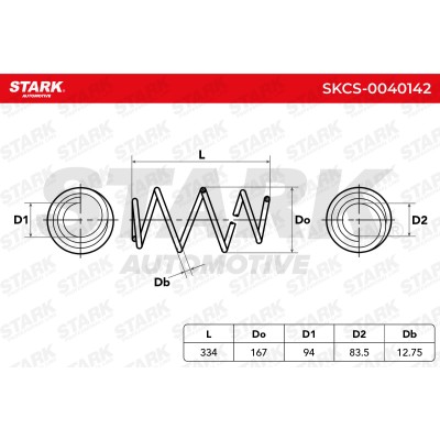 Fahrwerksfeder Stark SKCS-0040142 SKCS-0040142 - foto 5