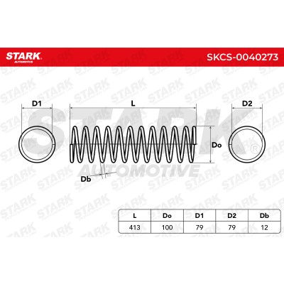 Fahrwerksfeder Stark SKCS-0040273 SKCS-0040273 - foto 4