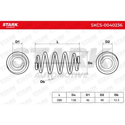 Fahrwerksfeder Stark SKCS-0040236 SKCS-0040236 - foto 6