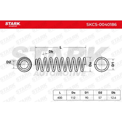 Fahrwerksfeder Stark SKCS-0040186 SKCS-0040186 - foto 5