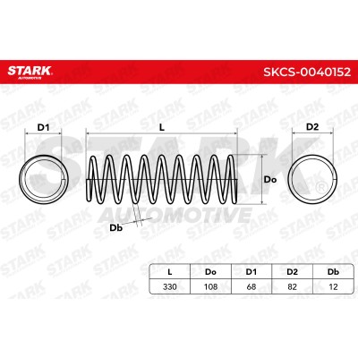Fahrwerksfeder Stark SKCS-0040152 SKCS-0040152 - foto 6
