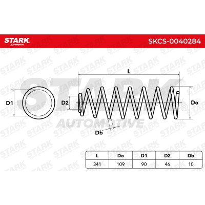 Fahrwerksfeder Stark SKCS-0040284 SKCS-0040284 - foto 6