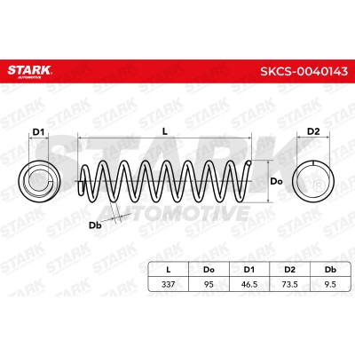 Fahrwerksfeder Stark SKCS-0040143 SKCS-0040143 - foto 5