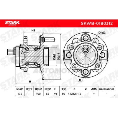 Radlager Stark SKWB-0180312 SKWB-0180312 - foto 3