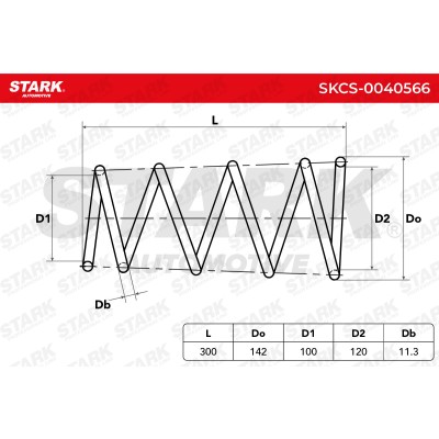 Fahrwerksfeder Stark SKCS-0040566 SKCS-0040566 - foto 5