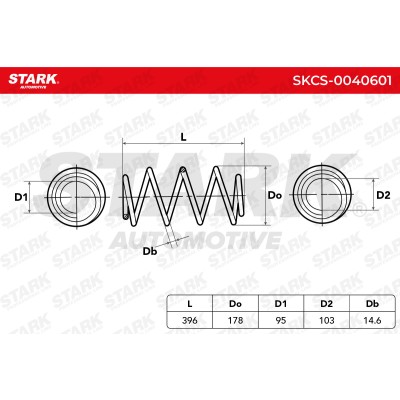Fahrwerksfeder Stark SKCS-0040601 SKCS-0040601 - foto 5