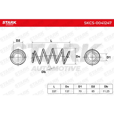 Fahrwerksfeder Stark SKCS-0041247 SKCS-0041247 - foto 5