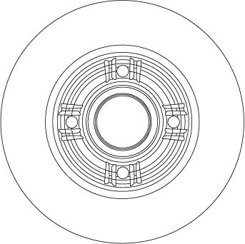 Bremsscheibe TRW DF4274S DF4274S - foto 2