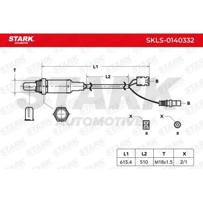 Lambdasonde Stark SKLS-0140332 SKLS-0140332 - foto 6