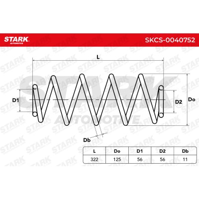 Fahrwerksfeder Stark SKCS-0040752 SKCS-0040752 - foto 4