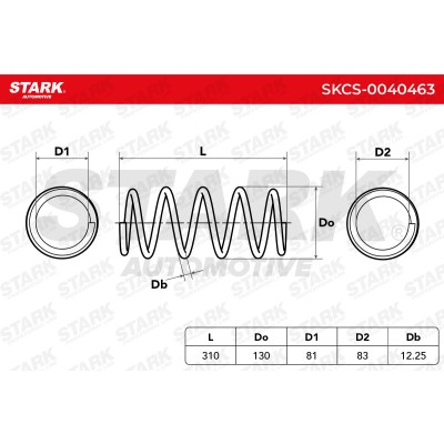 Fahrwerksfeder Stark SKCS-0040463 SKCS-0040463 - foto 5