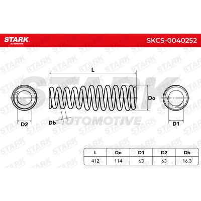 Fahrwerksfeder Stark SKCS-0040252 SKCS-0040252 - foto 6