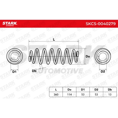 Fahrwerksfeder Stark SKCS-0040279 SKCS-0040279 - foto 6