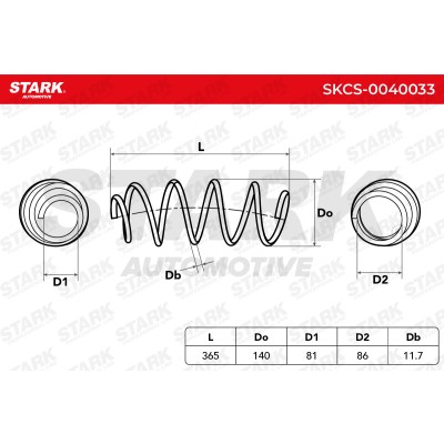Fahrwerksfeder Stark SKCS-0040033 SKCS-0040033 - foto 5