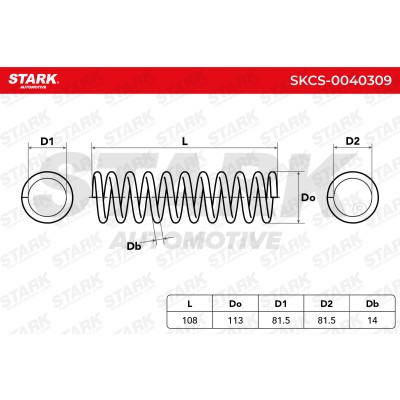Fahrwerksfeder Stark SKCS-0040309 SKCS-0040309 - foto 5