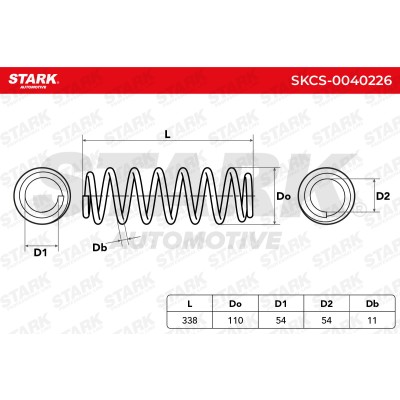 Fahrwerksfeder Stark SKCS-0040226 SKCS-0040226 - foto 6