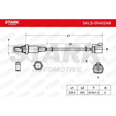 Lambdasonde Stark SKLS-0140248 SKLS-0140248 - foto 5