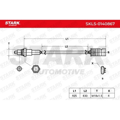 Lambdasonde Stark SKLS-0140867 SKLS-0140867 - foto 6