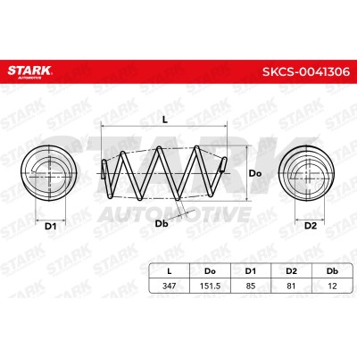 Fahrwerksfeder Stark SKCS-0041306 SKCS-0041306 - foto 5