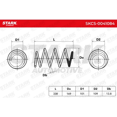 Fahrwerksfeder Stark SKCS-0041084 SKCS-0041084 - foto 4