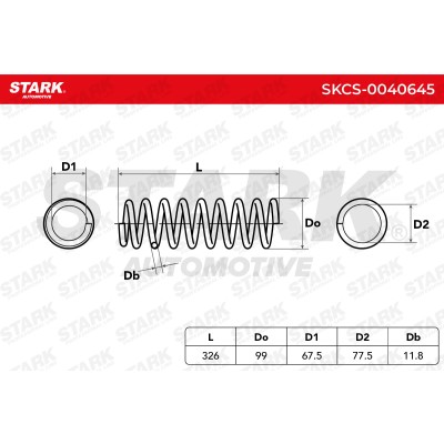 Fahrwerksfeder Stark SKCS-0040645 SKCS-0040645 - foto 5