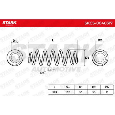 Fahrwerksfeder Stark SKCS-0040317 SKCS-0040317 - foto 6