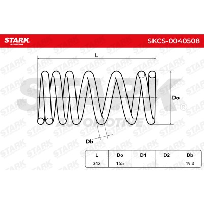 Fahrwerksfeder Stark SKCS-0040508 SKCS-0040508 - foto 5