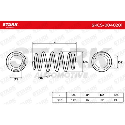 Fahrwerksfeder Stark SKCS-0040201 SKCS-0040201 - foto 6