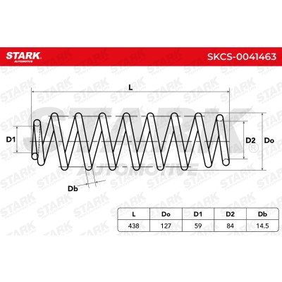 Fahrwerksfeder Stark SKCS-0041463 SKCS-0041463 - foto 4