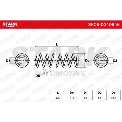 Fahrwerksfeder Stark SKCS-0040646 SKCS-0040646 - foto 5