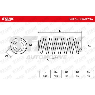 Fahrwerksfeder Stark SKCS-0040794 SKCS-0040794 - foto 5