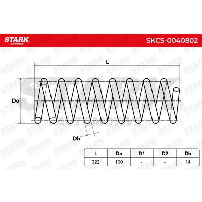 Fahrwerksfeder Stark SKCS-0040802 SKCS-0040802 - foto 4