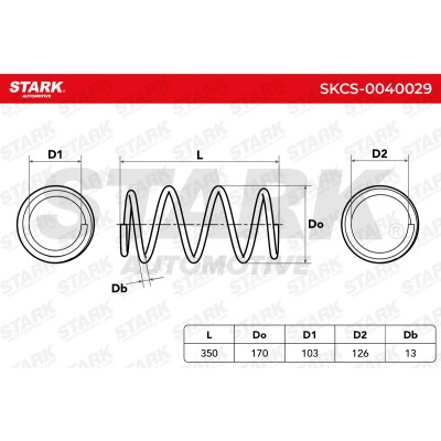 Fahrwerksfeder Stark SKCS-0040029 SKCS-0040029 - foto 6