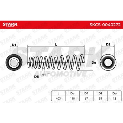 Fahrwerksfeder Stark SKCS-0040272 SKCS-0040272 - foto 6