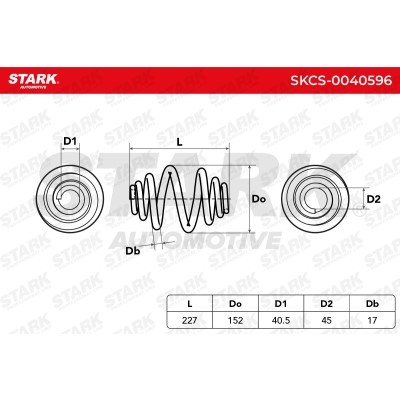 Fahrwerksfeder Stark SKCS-0040596 SKCS-0040596 - foto 5