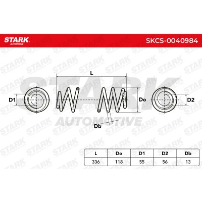 Fahrwerksfeder Stark SKCS-0040984 SKCS-0040984 - foto 5