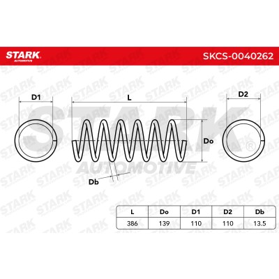 Fahrwerksfeder Stark SKCS-0040262 SKCS-0040262 - foto 5