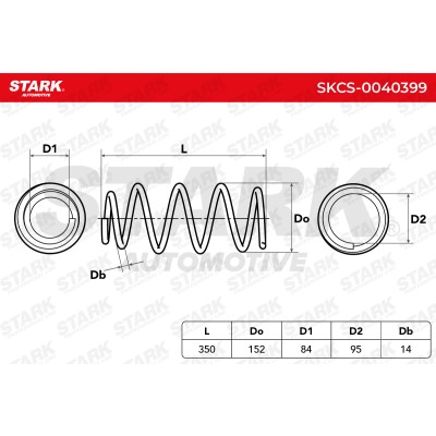 Fahrwerksfeder Stark SKCS-0040399 SKCS-0040399 - foto 5