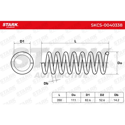 Fahrwerksfeder Stark SKCS-0040338 SKCS-0040338 - foto 6